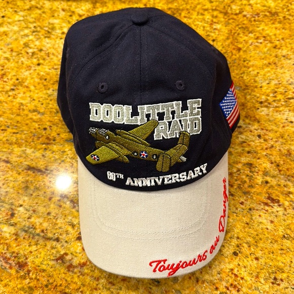WORLD WAR II VETERANS COMMITTEE DOOLITTLE RAID 80th ANNIVERSARY BASEBALL CAP - Picture 1 of 6